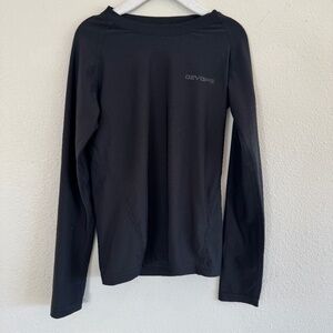 DEVOPS Black Long-Sleeve Compression Shirt - Size XS